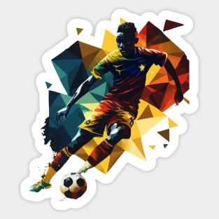 Senegal Soccer Magic Artwork Sticker